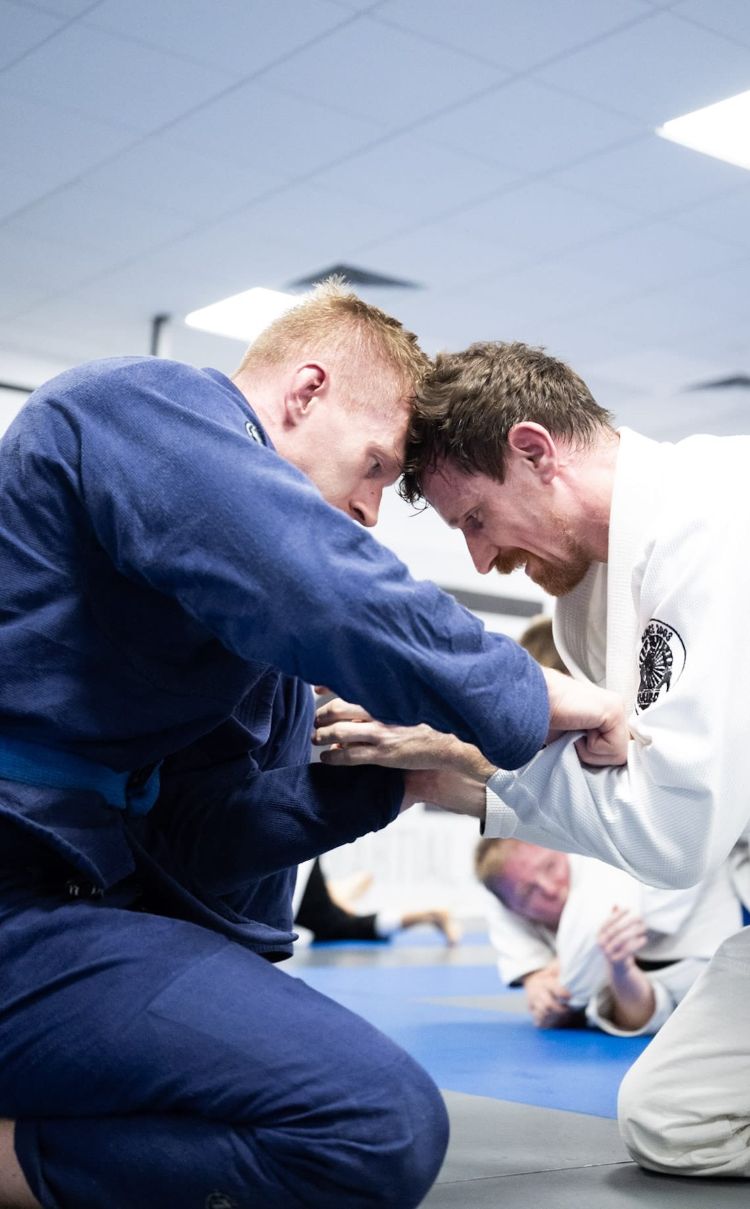 Seán training Brazilian Jiu-Jitsu